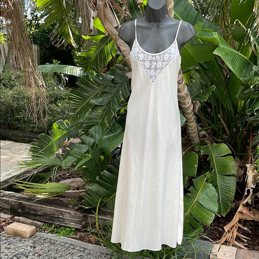 Judith Hart, pure silk and lace bias cut slip dress